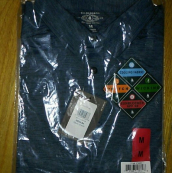 New! G.H. Bass & Co. wick polo men's boys button shirt size fast shipping nwt! - Picture 2 of 10
